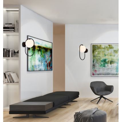 Iluminação de parede CORDEL 1xG9/28W/230V preto