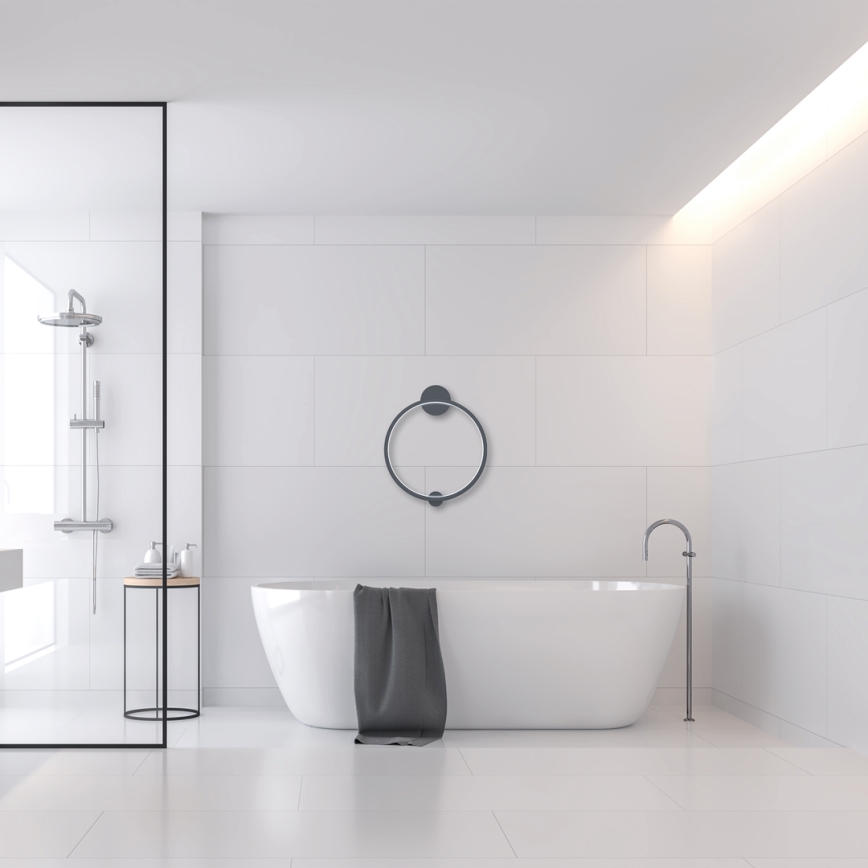 Iluminação de parede de casa de banho LED SATURNO LED/25W/230V IP44 antracite