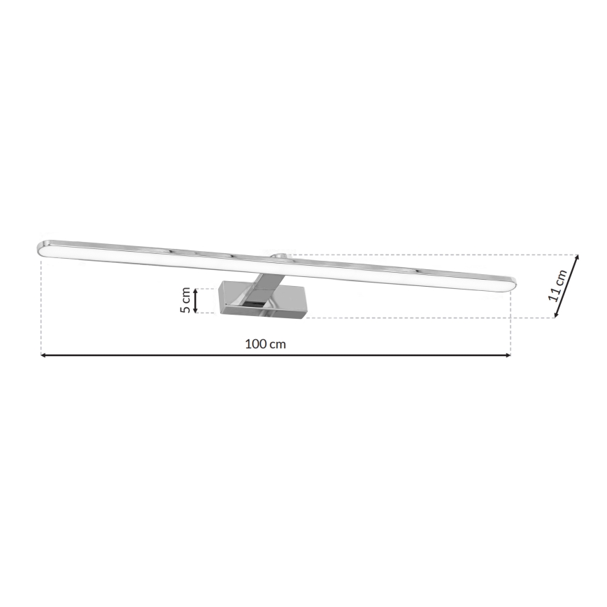 Iluminação de parede de casa de banho LED SPLASH 1xLED/21W/230V