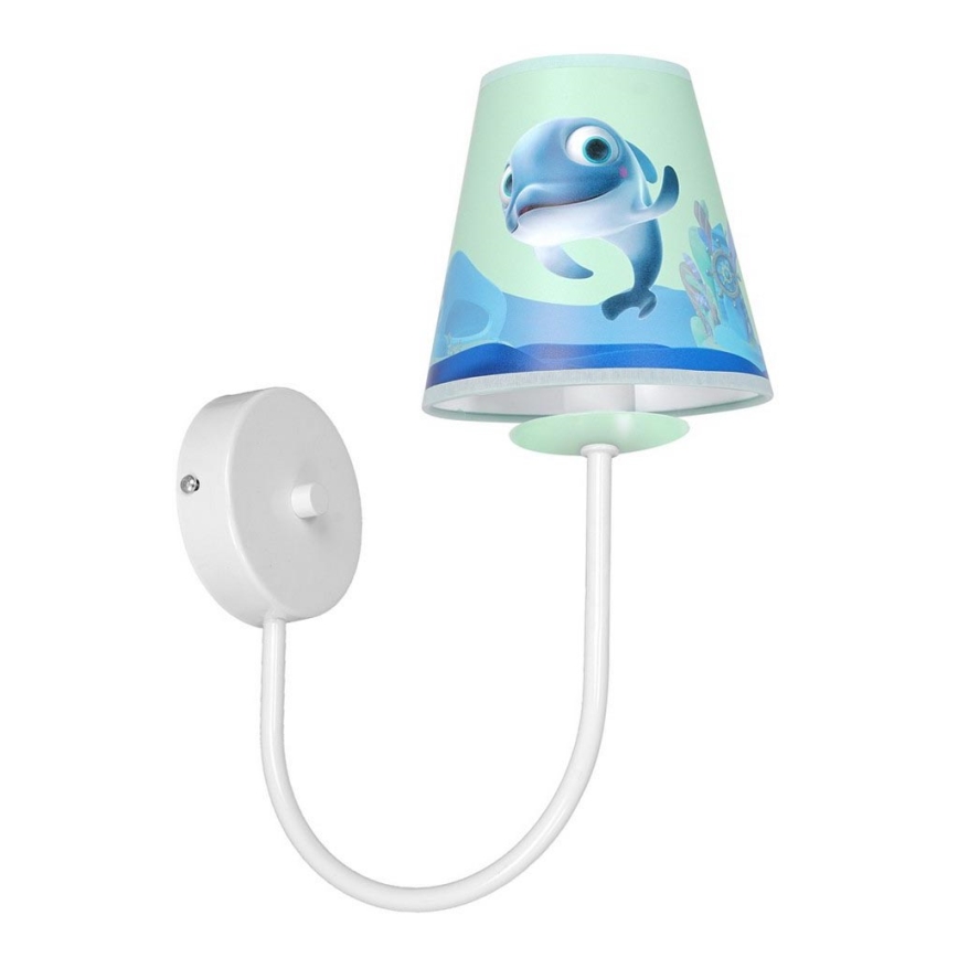 Iluminação de parede de criança DOLPHIN 1xE14/40W/230V