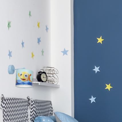 Iluminação de parede de criança FISH 1xE27/60W/230V