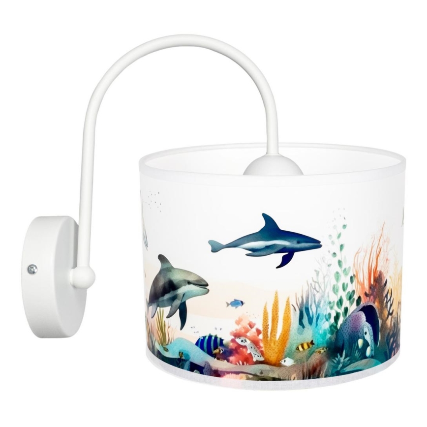 Iluminação de parede de criança OCEAN 1xE27/60W/230V