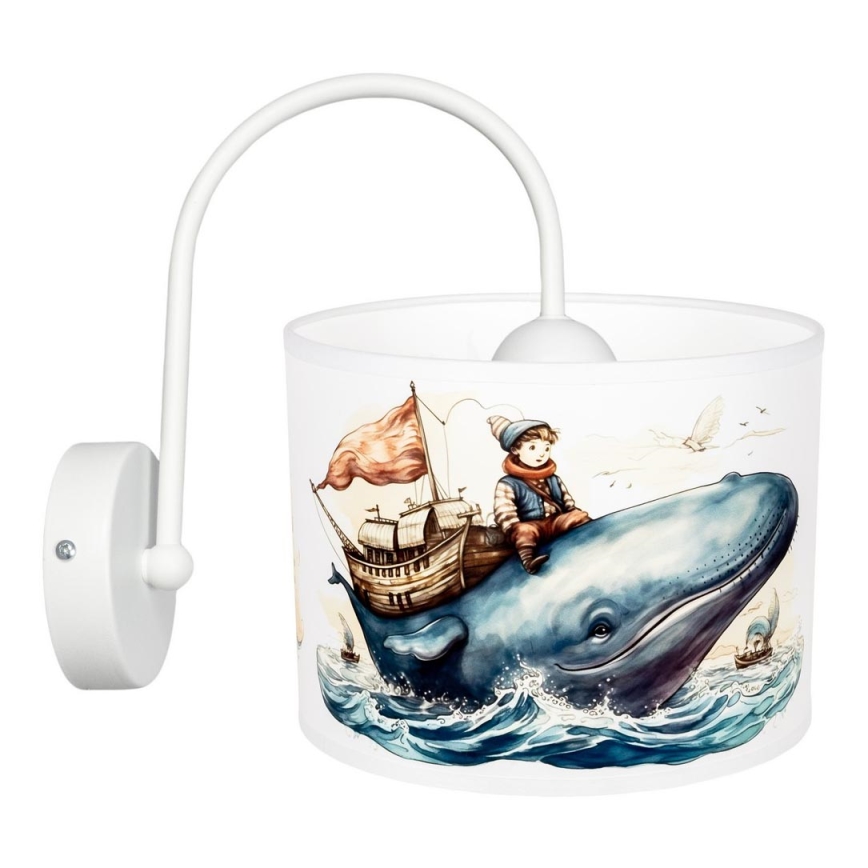 Iluminação de parede de criança OCEAN 1xE27/60W/230V