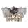 Iluminação de parede de cristal SELENA 2xE14/40W/230V cromado brilhante