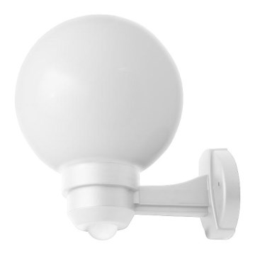 Iluminação de parede de exterior LED com sensor PARK 1xE27/60W/230V