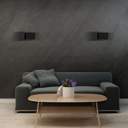 Iluminação de parede ELISSA 1xG9/10W/230V preto