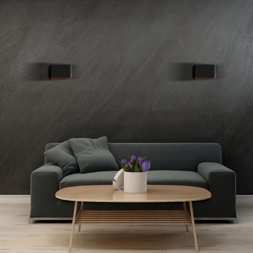 Iluminação de parede ELISSA 1xG9/10W/230V preto
