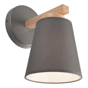 Iluminação de parede ELLIE 1xE27/60W/230V faia - FSC certificado
