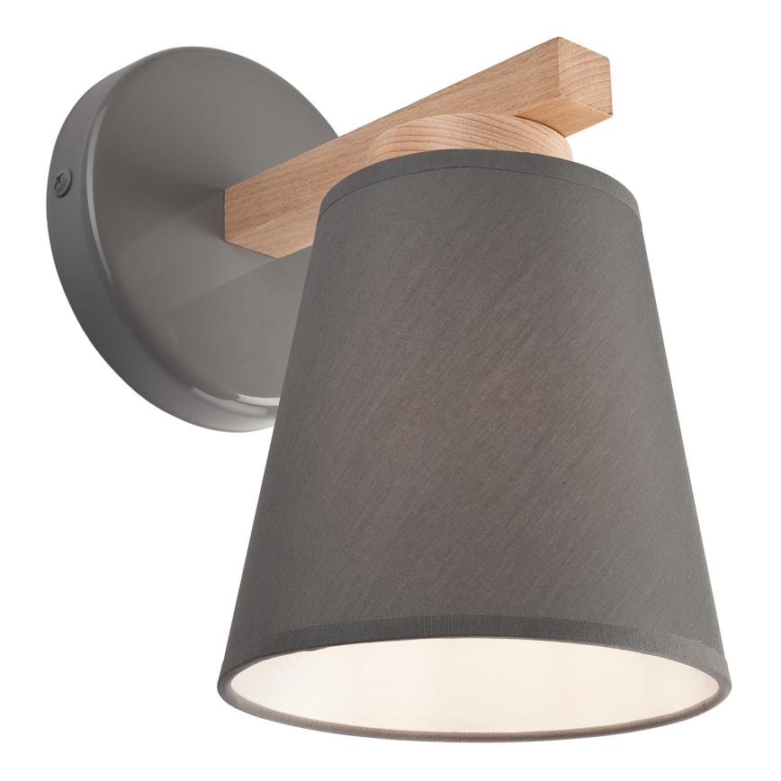 Iluminação de parede ELLIE 1xE27/60W/230V faia