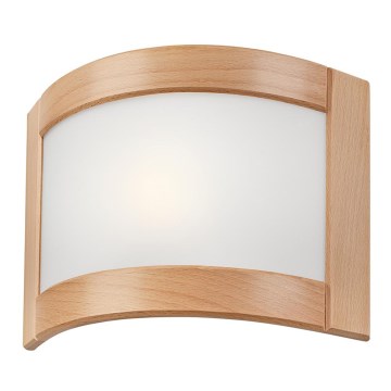 Iluminação de parede ELODIE 1xE27/60W/230V carvalho