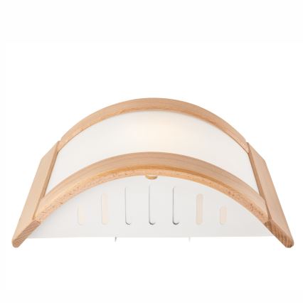 Iluminação de parede ELODIE 1xE27/60W/230V carvalho