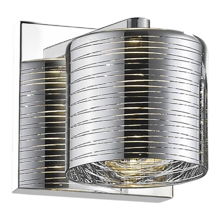 Iluminação de parede EVOLUTION 1xG9/3W/230V cromado brilhante