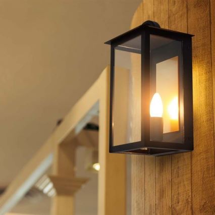 Iluminação de parede exterior 1xE14/30W/230V IP65