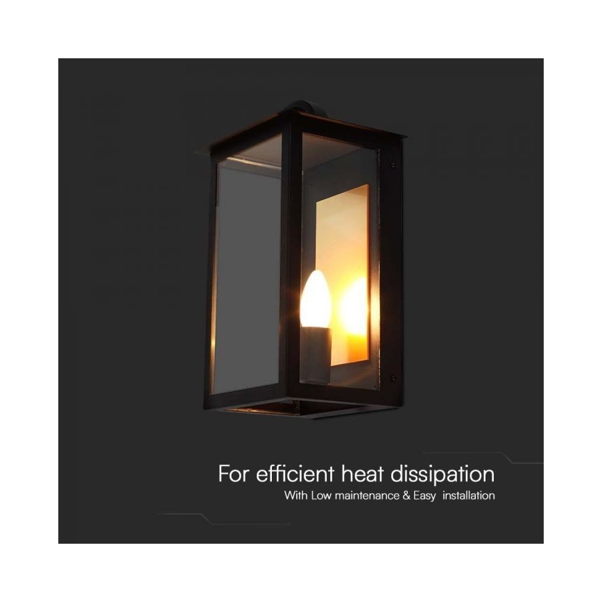 Iluminação de parede exterior 1xE14/30W/230V IP65