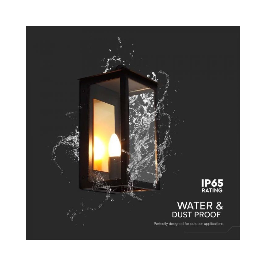 Iluminação de parede exterior 1xE14/30W/230V IP65