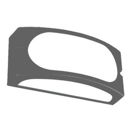 Iluminação de parede exterior 1xE27/10W/230V IP54 cinzento