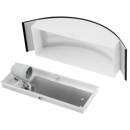Iluminação de parede exterior 1xE27/14W/230V IP44 preto