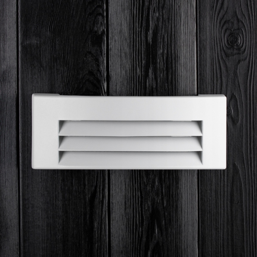 Iluminação de parede exterior 1xE27/14W/230V IP54 cinzento