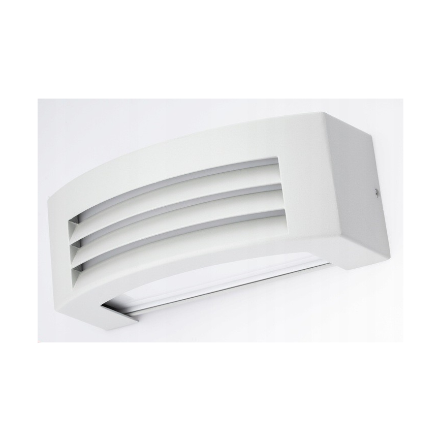 Iluminação de parede exterior 1xE27/14W/230V IP54 cinzento