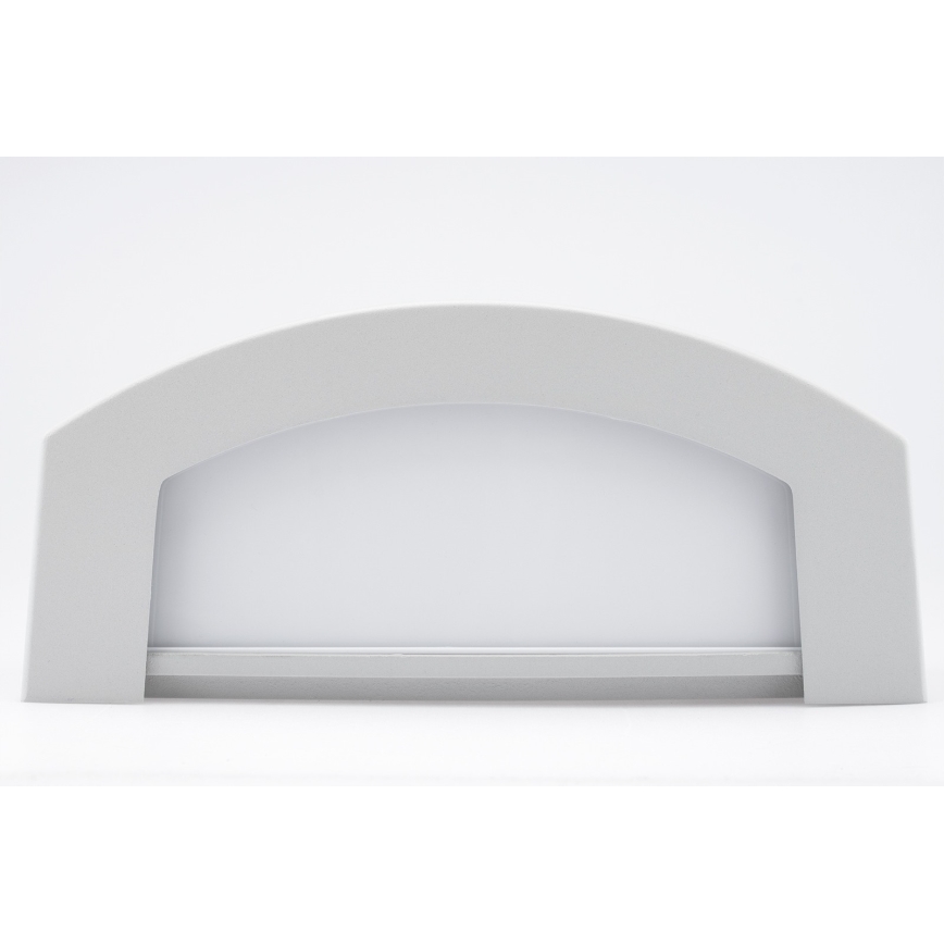 Iluminação de parede exterior 1xE27/14W/230V IP54 cinzento