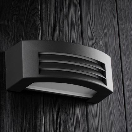 Iluminação de parede exterior 1xE27/14W/230V IP54 preto