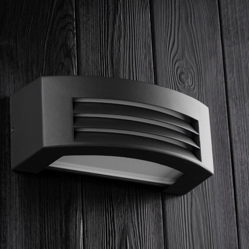 Iluminação de parede exterior 1xE27/14W/230V IP54 preto