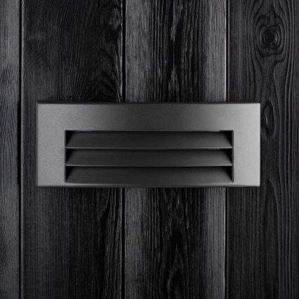 Iluminação de parede exterior 1xE27/14W/230V IP54 preto