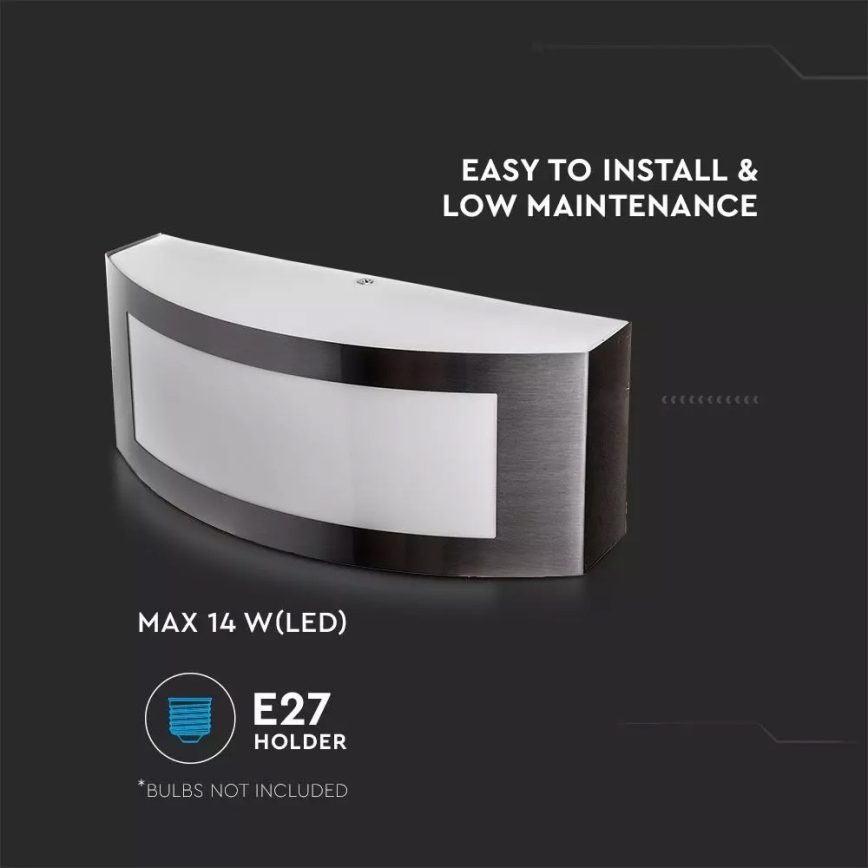 Iluminação de parede exterior 1xE27/15W/230V IP44
