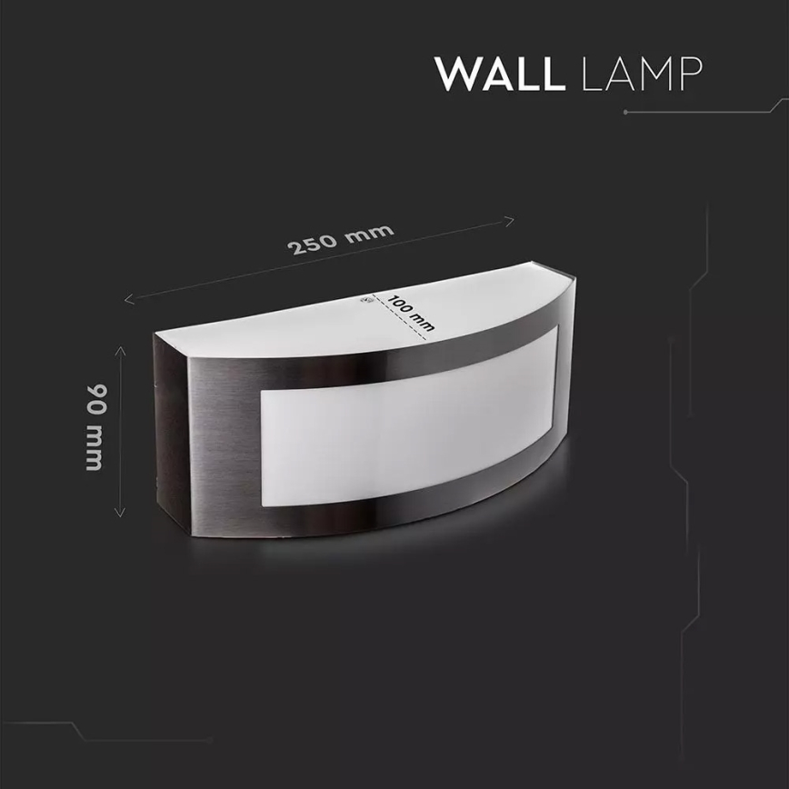 Iluminação de parede exterior 1xE27/15W/230V IP44