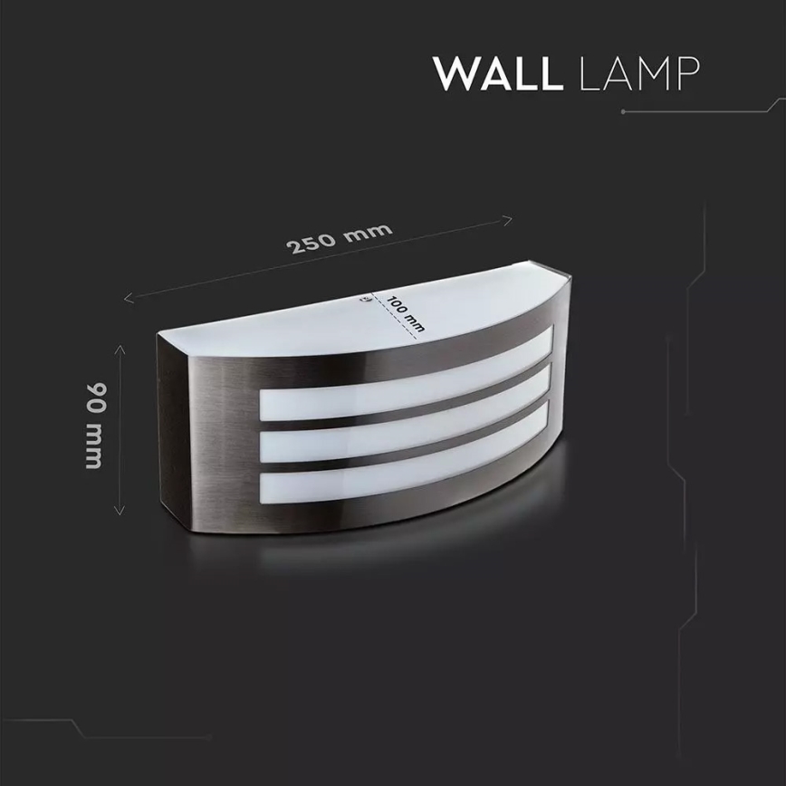 Iluminação de parede exterior 1xE27/15W/230V IP44