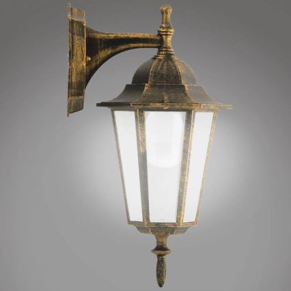 Iluminação de parede exterior 1xE27/20W/230V IP43 pátina