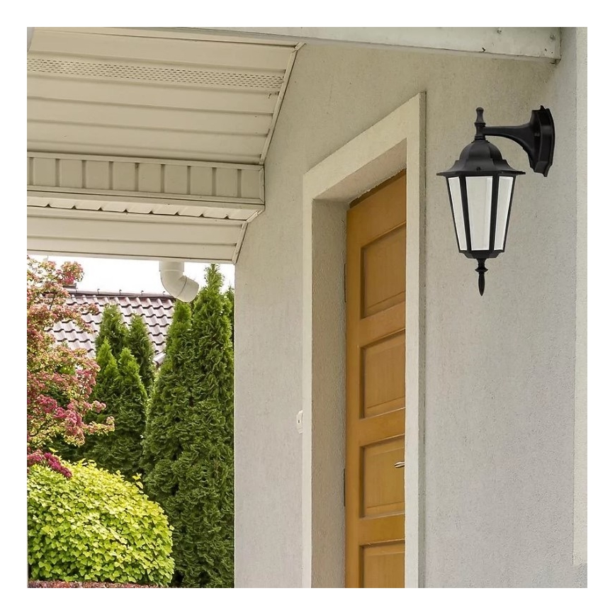 Iluminação de parede exterior 1xE27/20W/230V IP43 preto