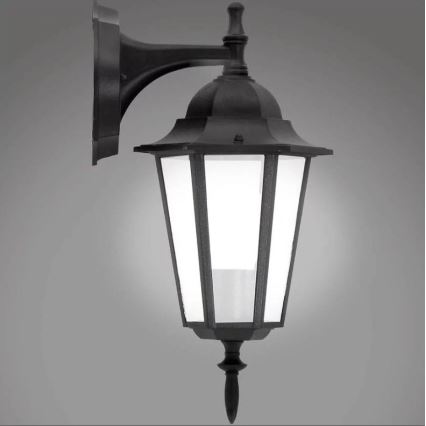 Iluminação de parede exterior 1xE27/20W/230V IP43 preto