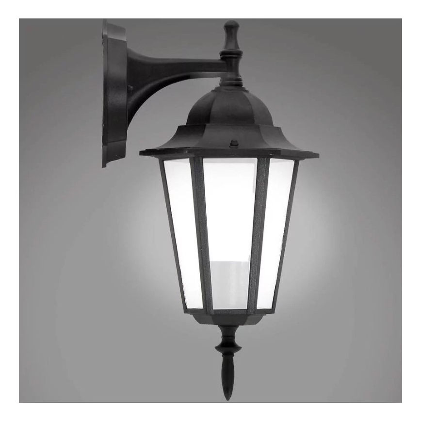 Iluminação de parede exterior 1xE27/20W/230V IP43 preto