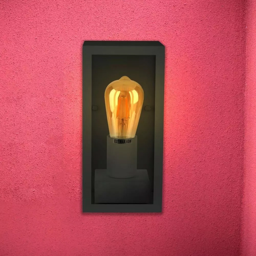 Iluminação de parede exterior 1xE27/60W/230V IP44