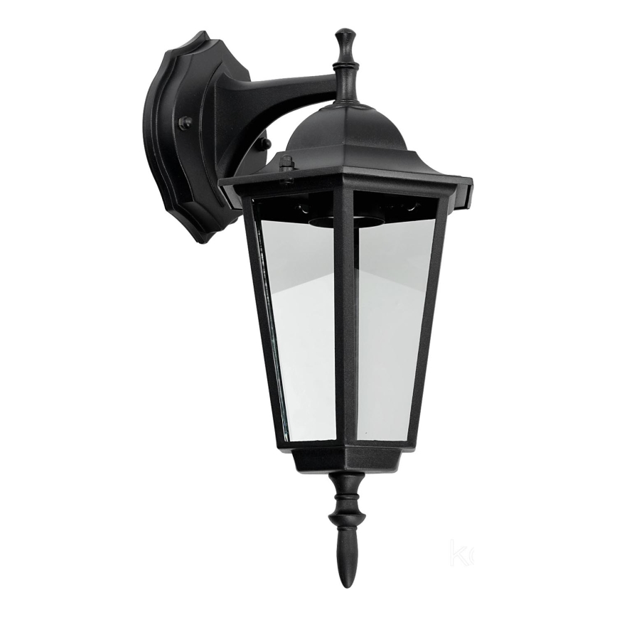 Iluminação de parede exterior 1xE27/60W/230V IP44 preta