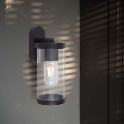 Iluminação de parede exterior 1xE27/60W/230V IP44 preto
