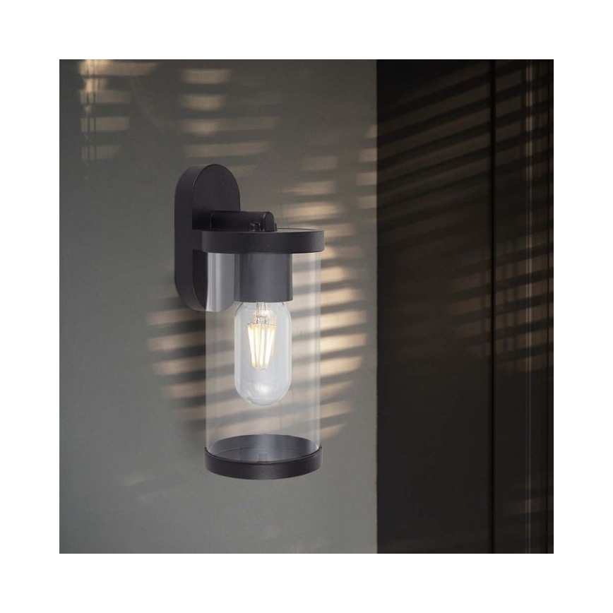 Iluminação de parede exterior 1xE27/60W/230V IP44 preto