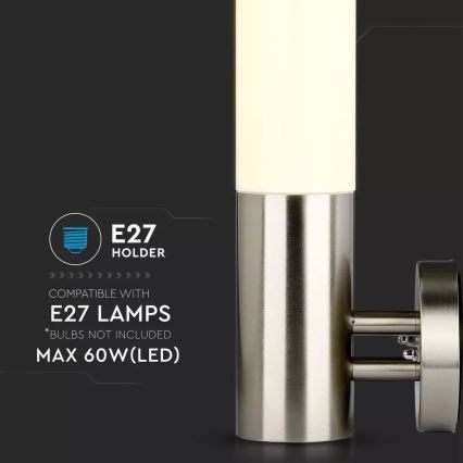 Iluminação de parede exterior 1xE27/60W/230V IP65