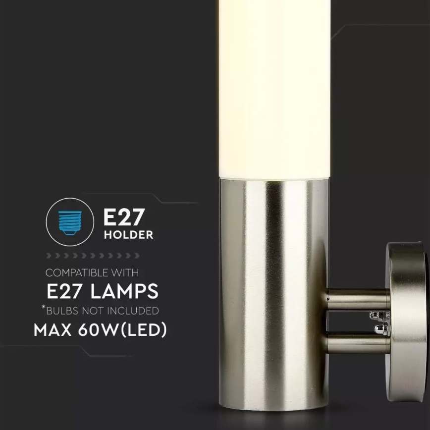 Iluminação de parede exterior 1xE27/60W/230V IP65
