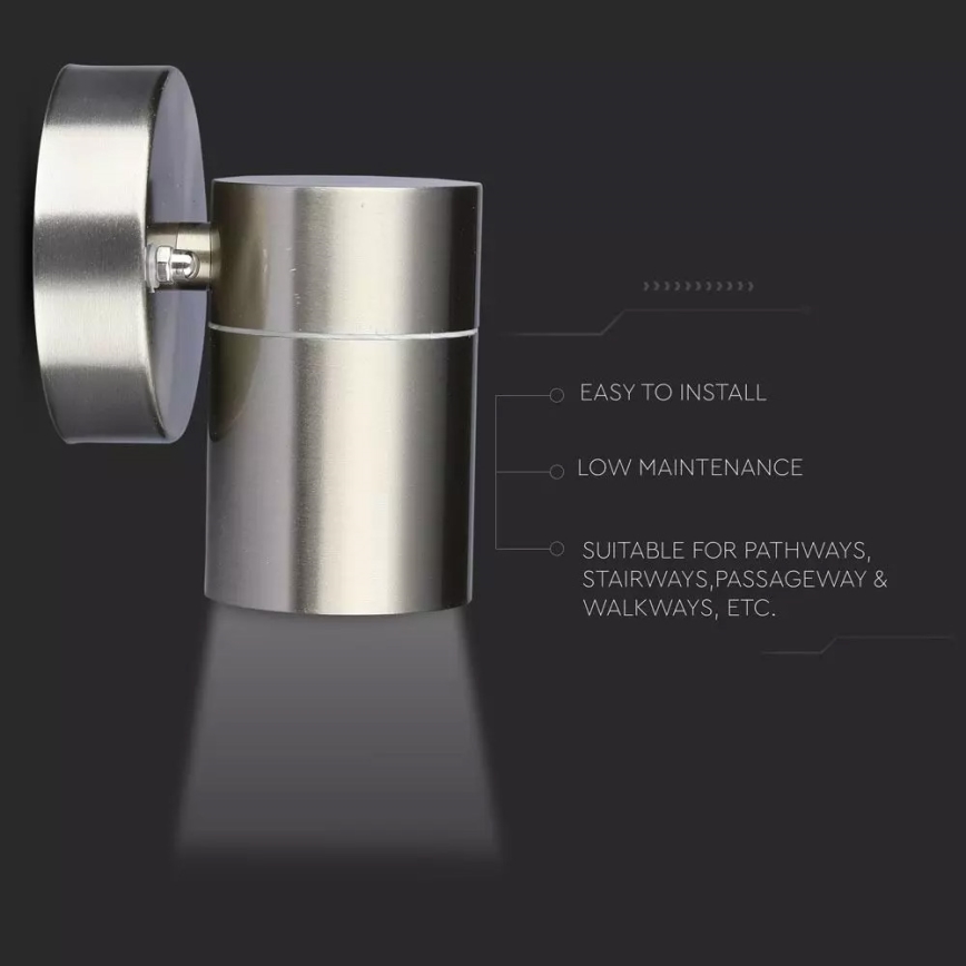 Iluminação de parede exterior 1xGU10/35W/230V IP44