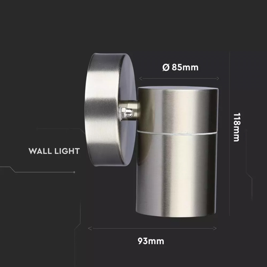 Iluminação de parede exterior 1xGU10/35W/230V IP44