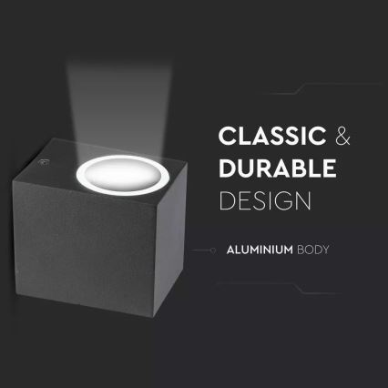 Iluminação de parede exterior 1xGU10/35W/230V IP44