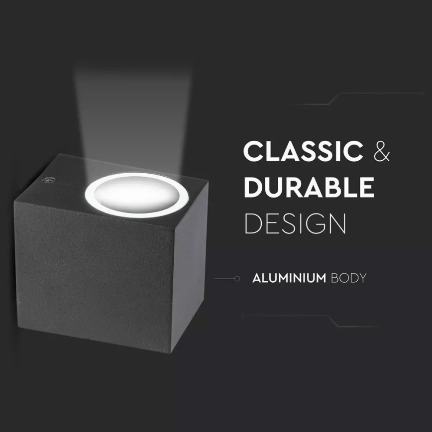 Iluminação de parede exterior 1xGU10/35W/230V IP44