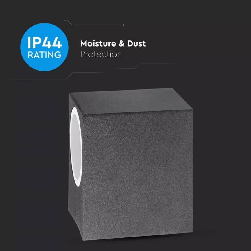 Iluminação de parede exterior 1xGU10/35W/230V IP44