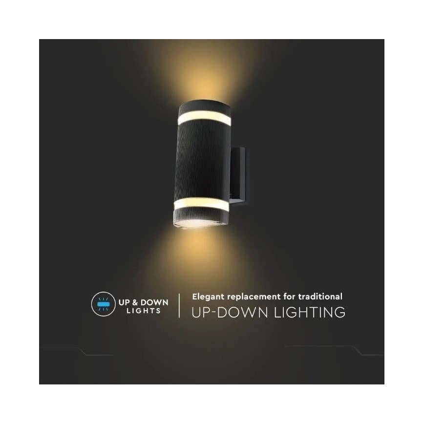 Iluminação de parede exterior 2xE27/60W/230V IP44