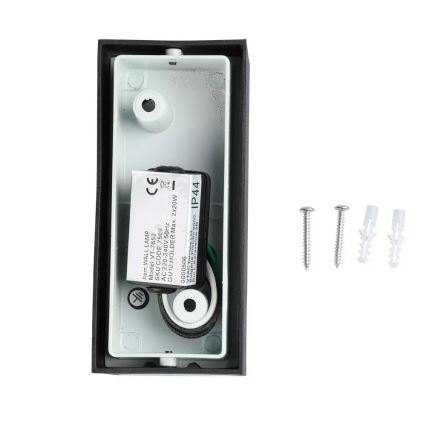 Iluminação de parede exterior 2xGU10/20W/230V IP44