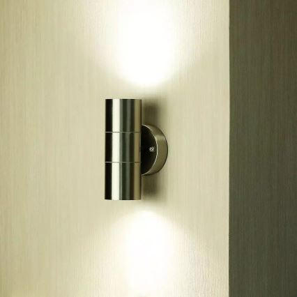 Iluminação de parede exterior 2xGU10/35W/230V IP44