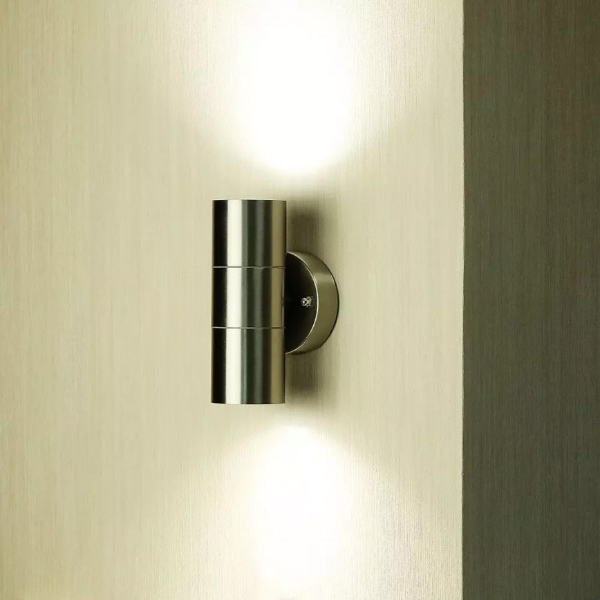 Iluminação de parede exterior 2xGU10/35W/230V IP44