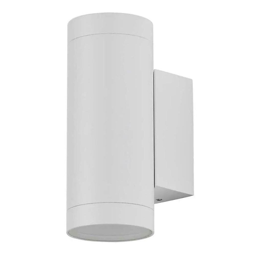 Iluminação de parede exterior 2xGU10/40W/230V IP54 branco